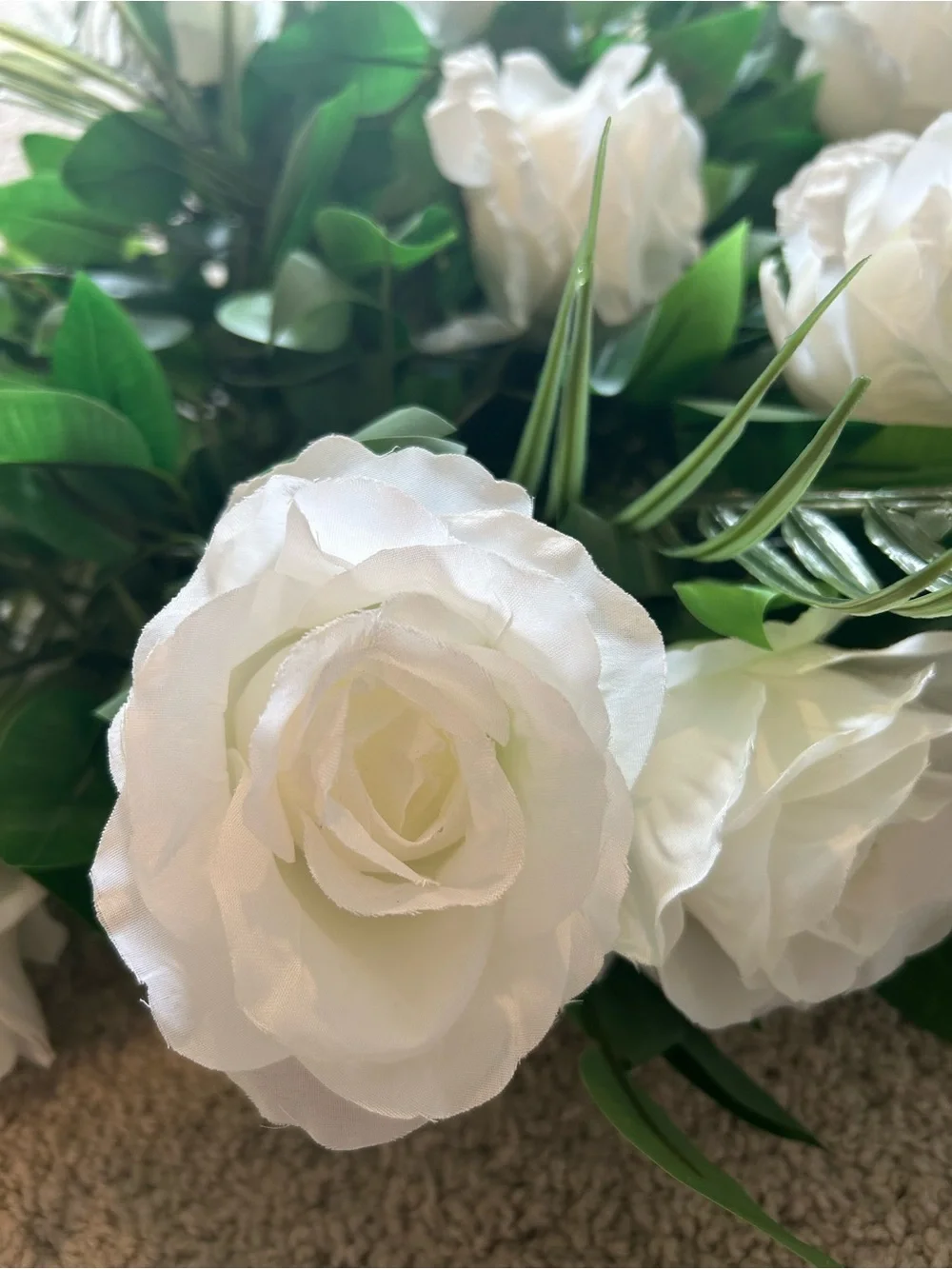 Wedding Bride and Groom Table Floral piece